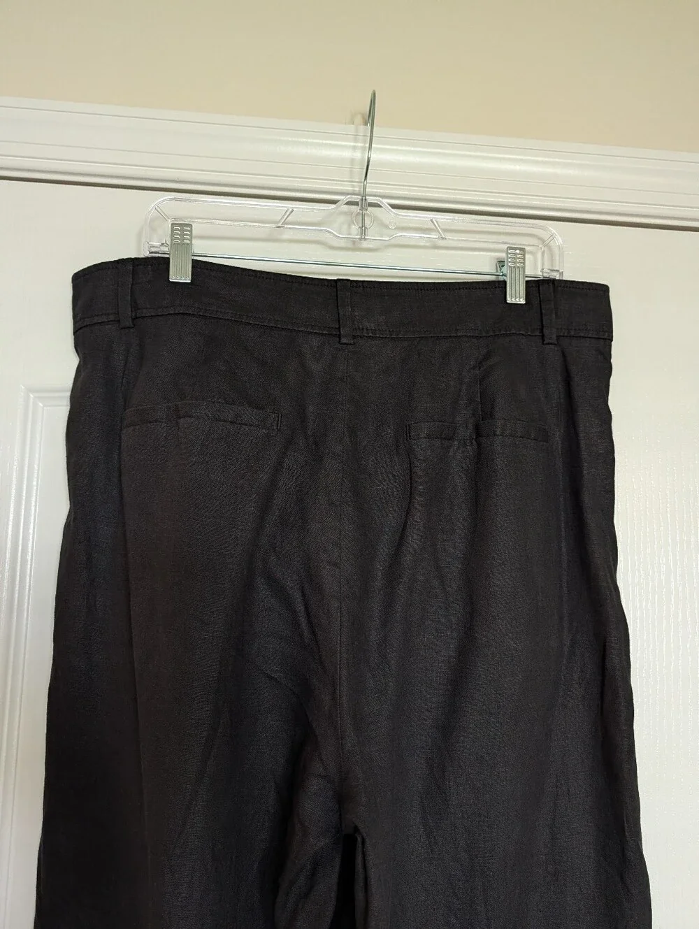 Everlane The Linen Way-High® Drape Pant BLACK